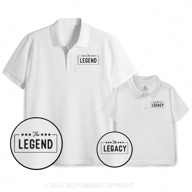 Legend & Legacy Dad&Me Matching Polo Shirt Beepumpkin