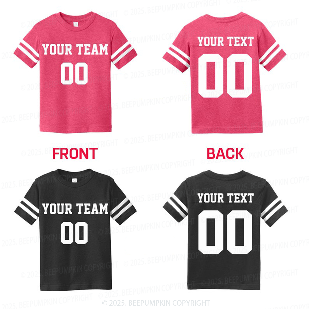 Personalized Name Toddler&Kid's Jersey Beepumpkin