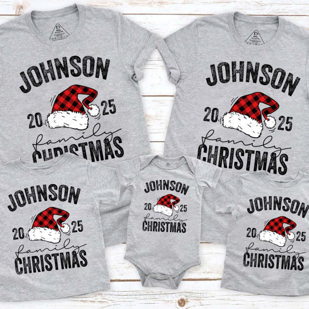2024 Personalized Custom Christmas Family Shirts