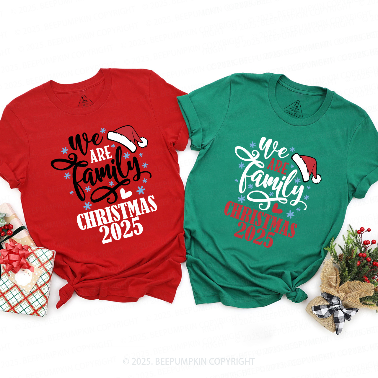 2025 We Are Family Christmas Reunion Matching Shirts Beepumpkin