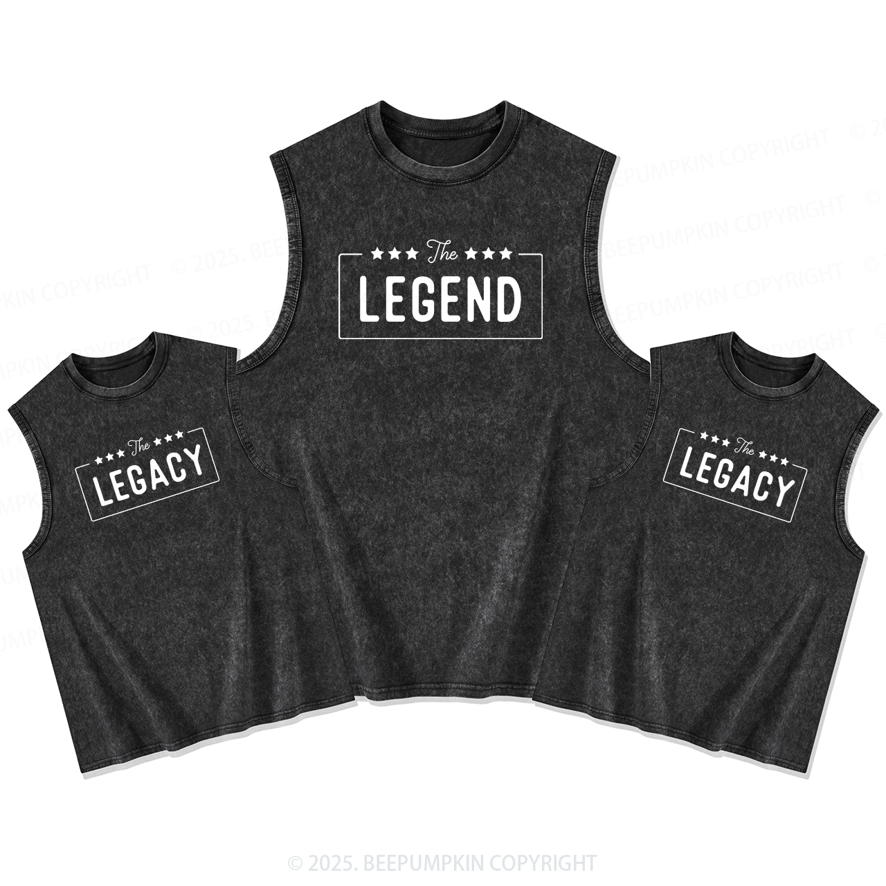 Legend & Legacy Dad&Me Matching Washed Tank Top