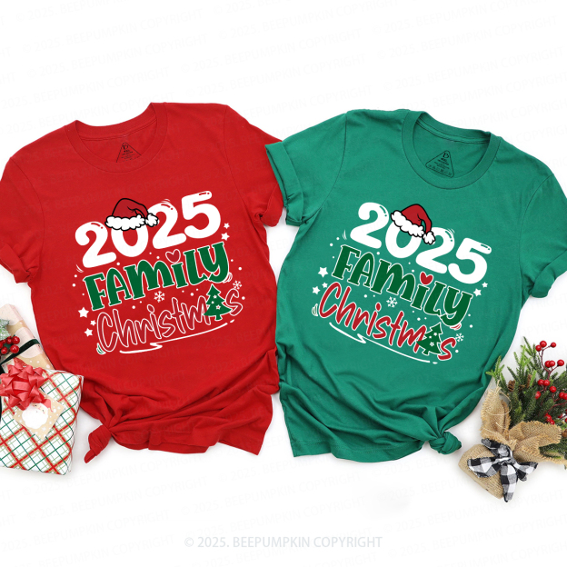 2025 Family Holiday Matching T-Shirts Beepumpkin