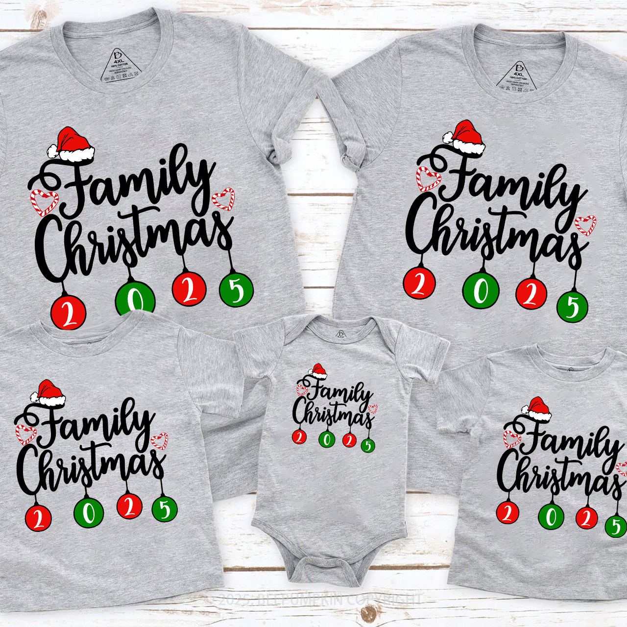 Family Christmas 2025 Lanterns Matching Shirts