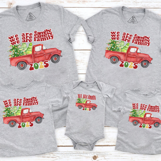 We Are Family 2025 Christmas Matching Shirts Beepumpkin