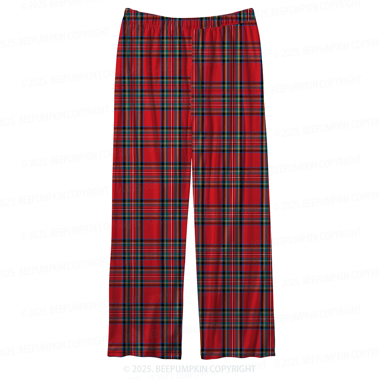 Christmas Black And Red Plaid Pajama Pants 