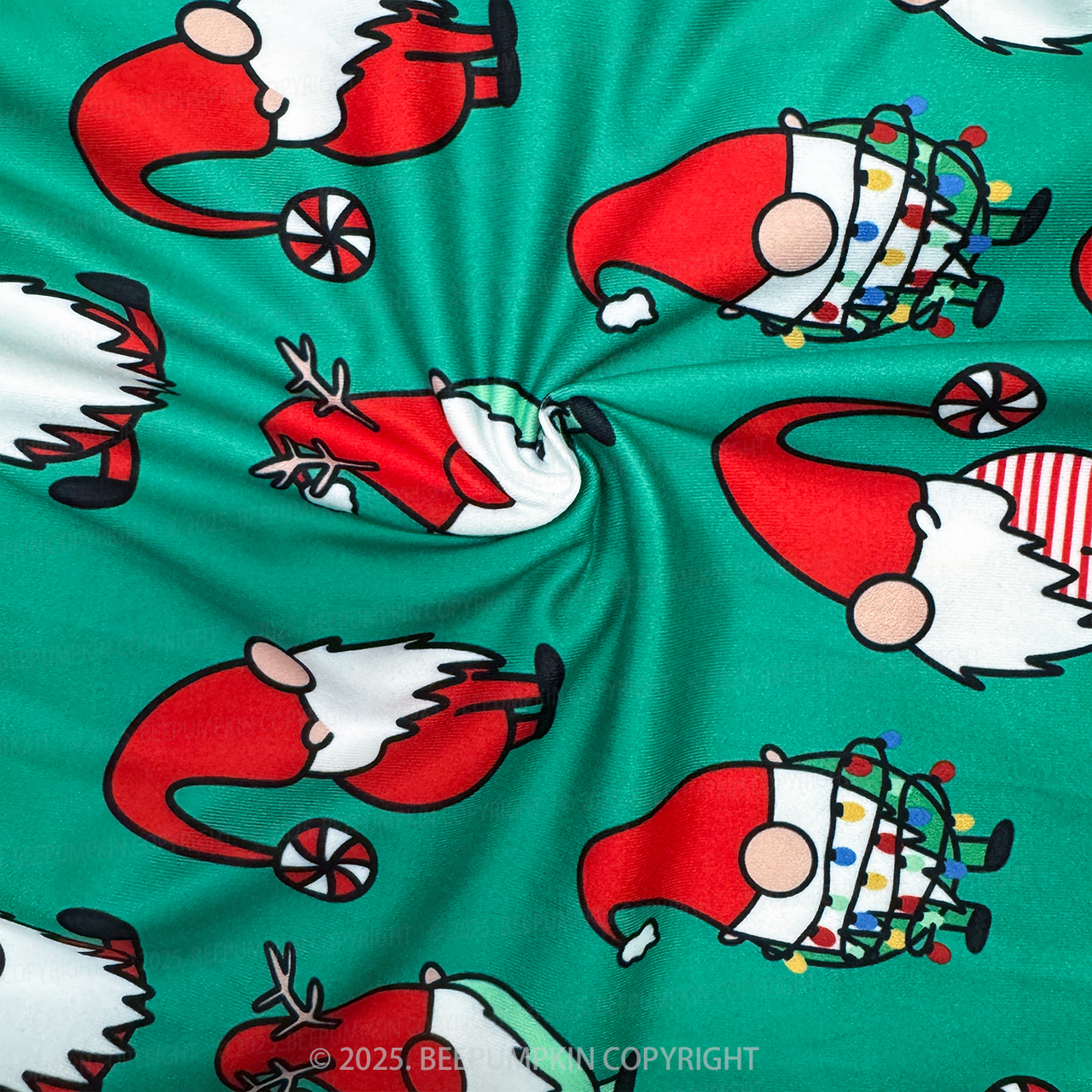 [Copy]Blue Green Monster Plaid Family Matching Pajama Pants With Pockets