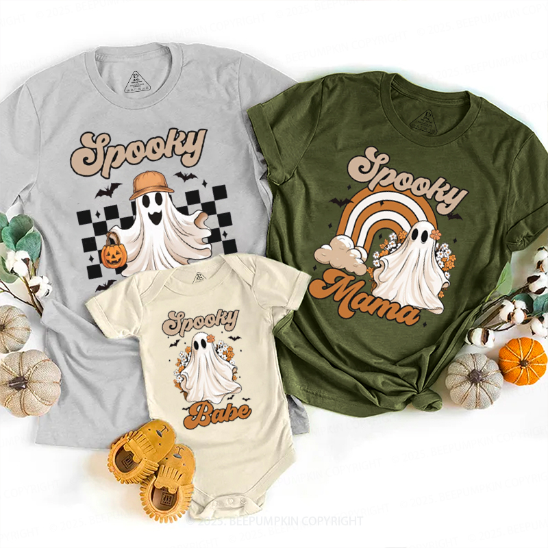 Personalized Spooky Halloween Family Matching Shirts