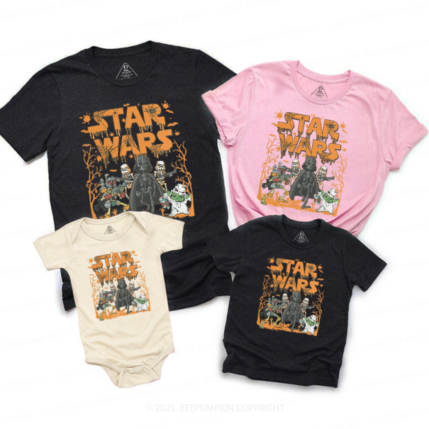 Galactic Halloween Family Matching Shirts