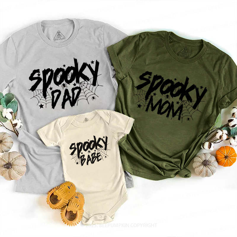 Personalized Ghostly Halloween Family Fun Matching Shirts