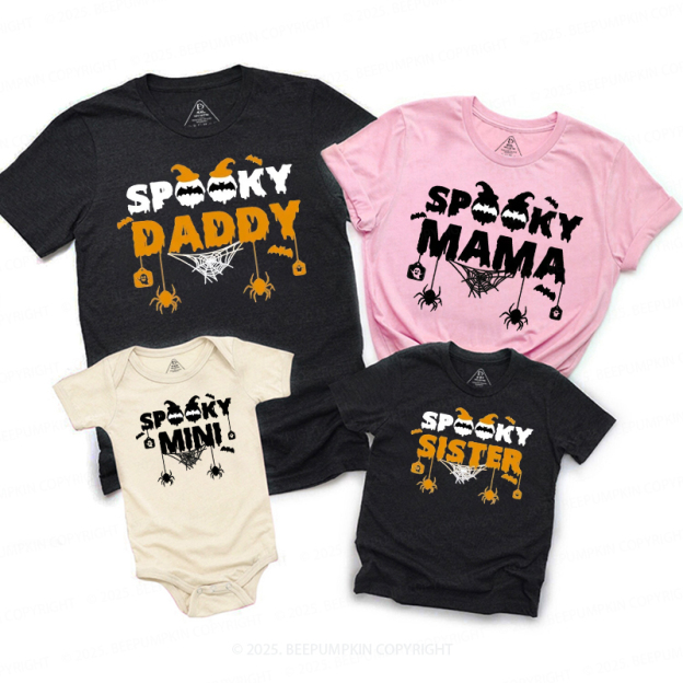 Personalized Spooky Halloween Family Matching Shirts