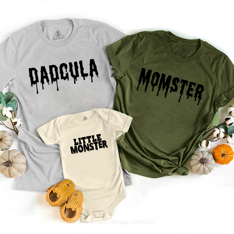 Momster Dadcula Family Halloween Matching Shirt 