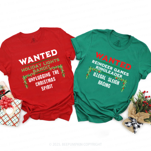 Personalized North Pole Correctional Family Matching T-Shirts Beepumpkin
