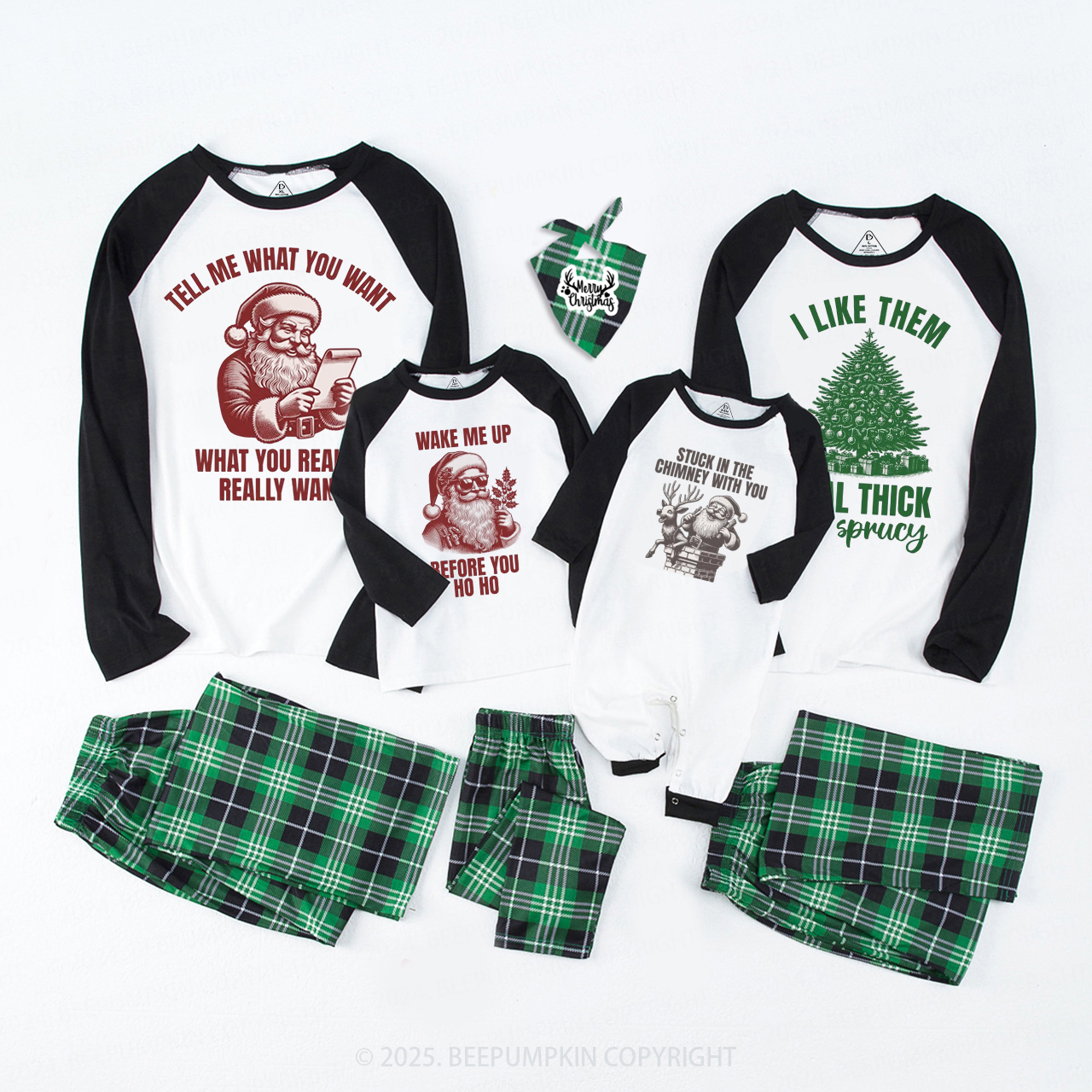 Personalized Jolly Jokes & Cheers Christmas Family Matching Pajamas
