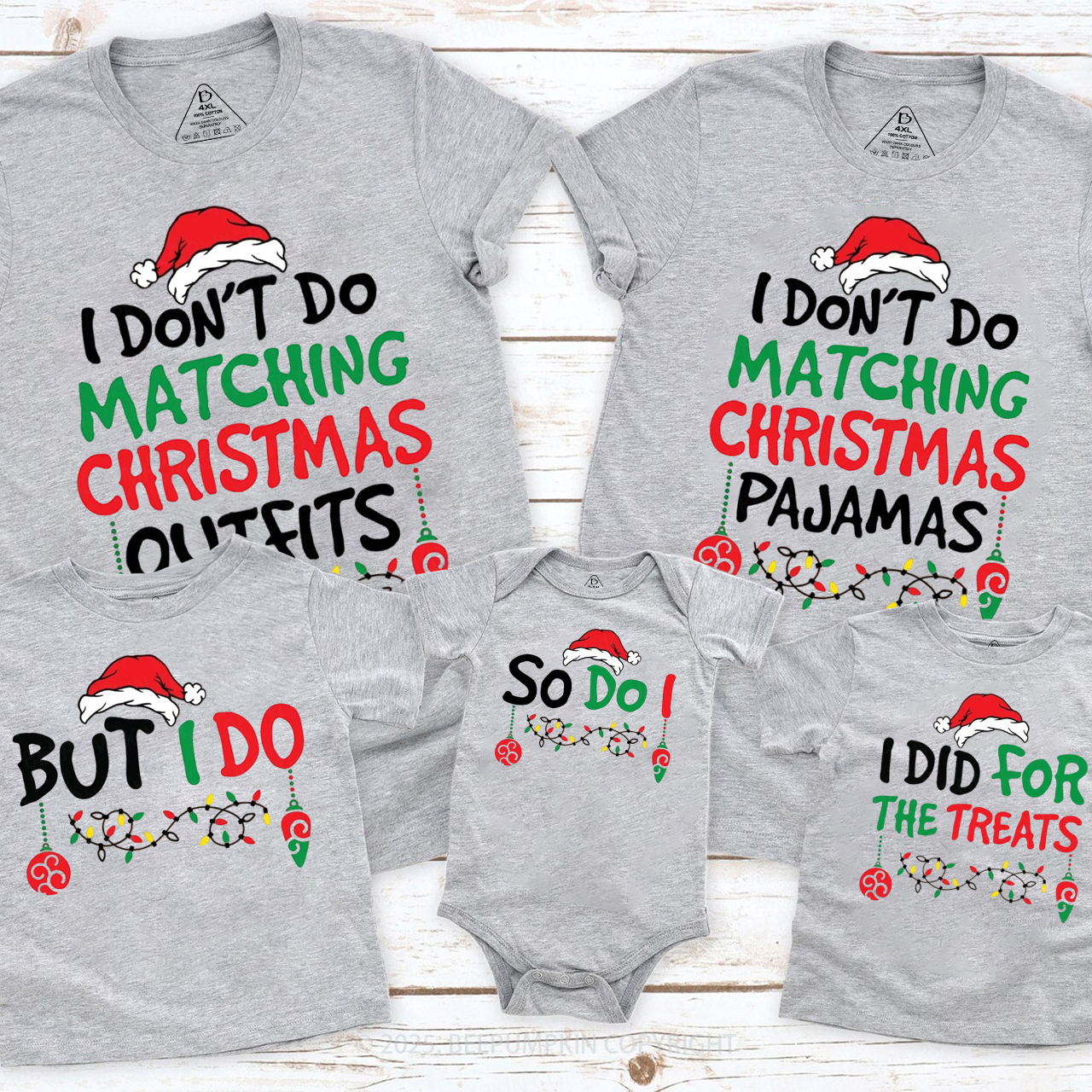 Personalized Mama Made Me Do It Christmas Family Matching T-Shirts Beepumpkin