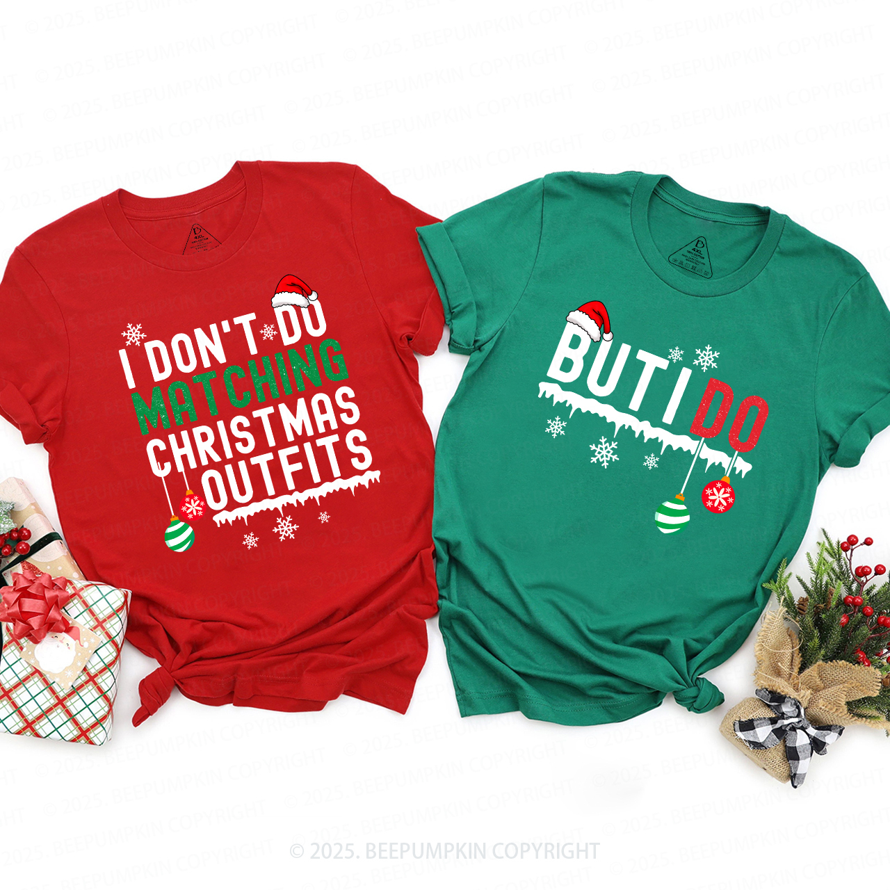 Personalized I Don't Do Family Matching T-Shirts Beepumpkin