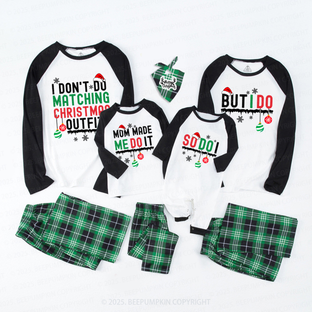 Personalized I Don't Do Christmas Family Matching Pajamas