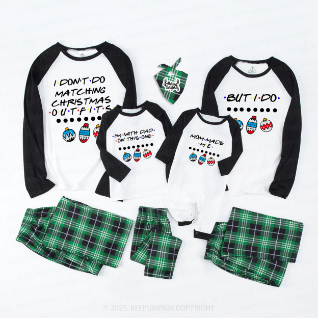 Personalized Holiday Harmony Christmas Family Matching Pajamas