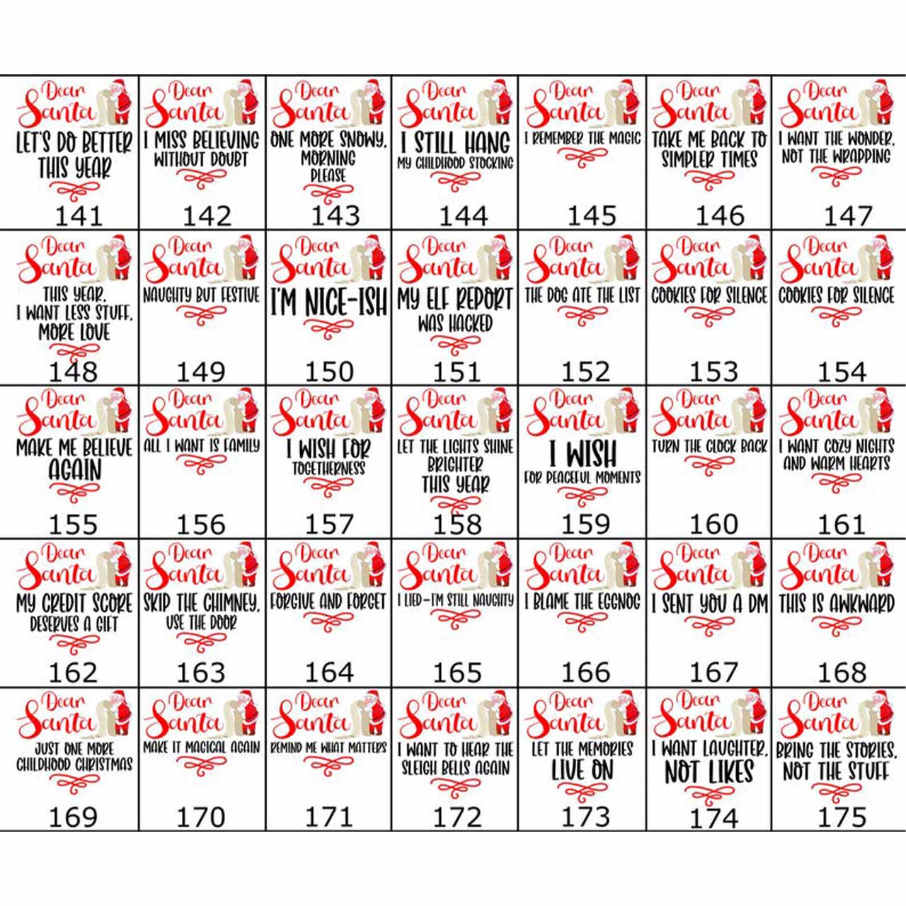 Personalized Dear Santa Christmas Family Matching Pajamas