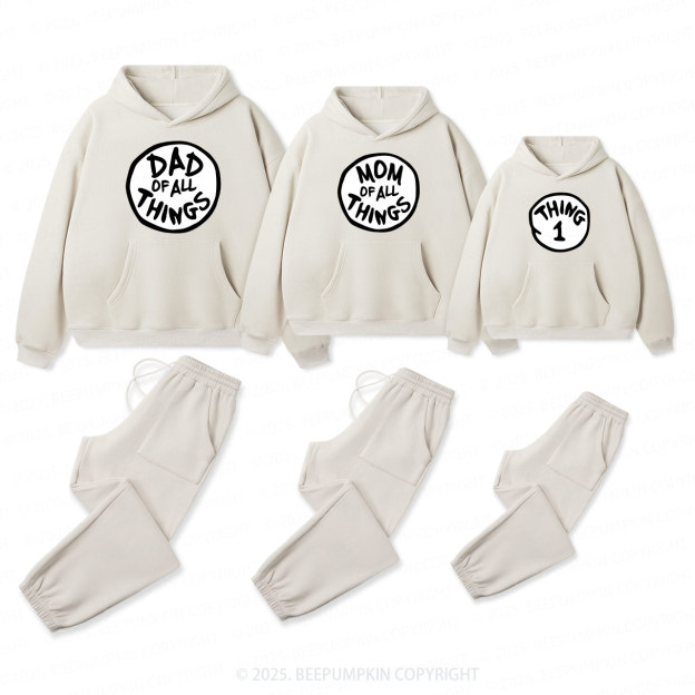 Personalized Thing Family Matching Hoodie Set