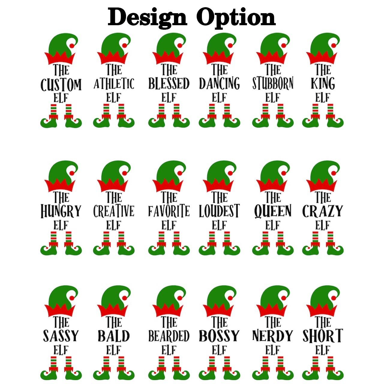 Personalized Christmas The Elf Family Matching Pajamas