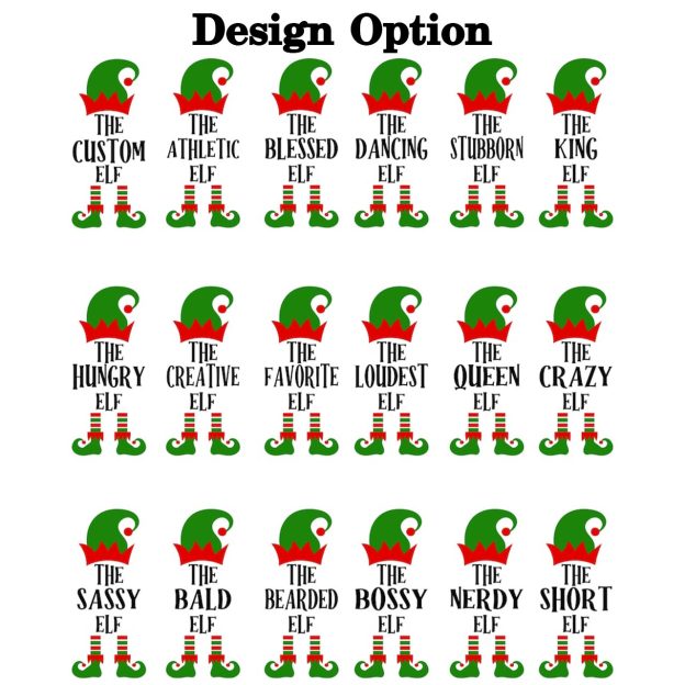 Personalized Christmas The Elf Family Matching Pajamas