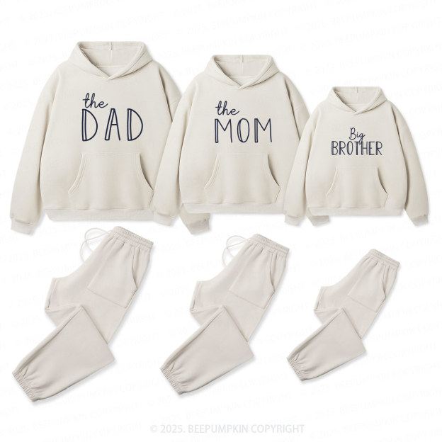 Personalized Warm Family Matching Hoodie Set