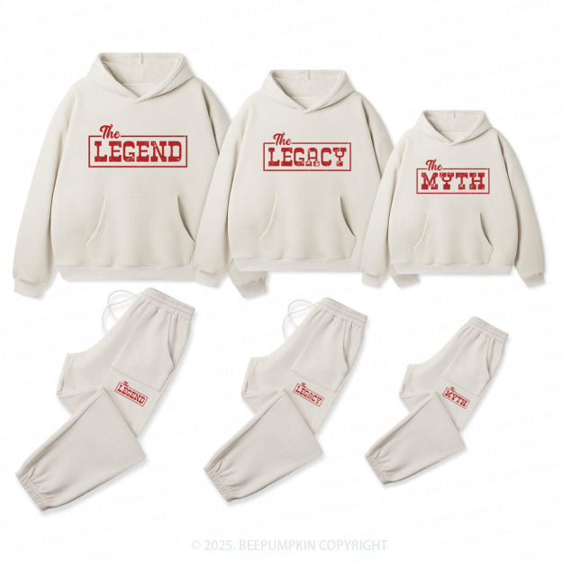 Personalized Legend Family Matching Hoodie Set