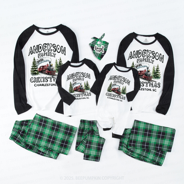 Personalized The 2025 Christmas Journey Family Matching Pajamas