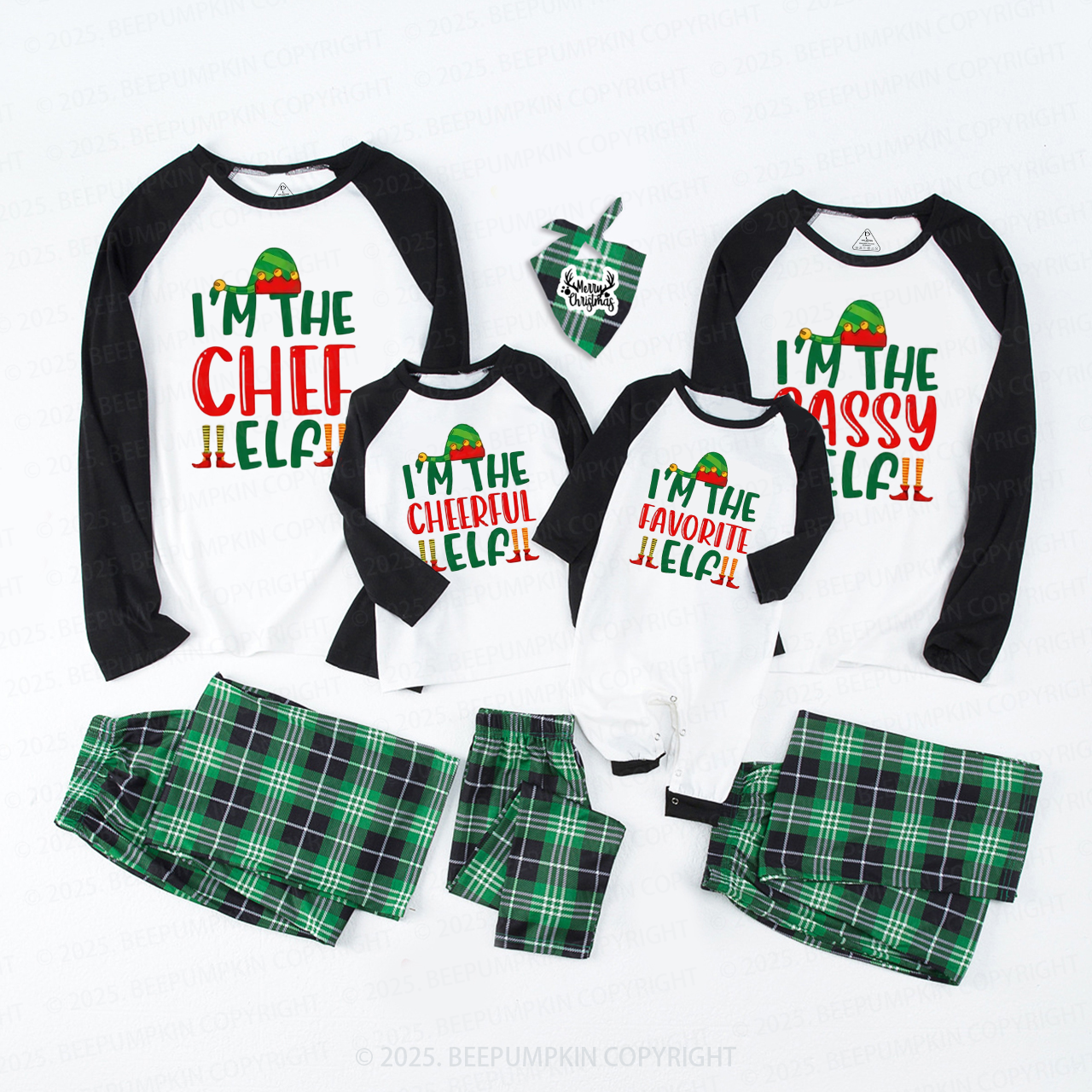Personalized I'm The Elf Family Matching Pajamas