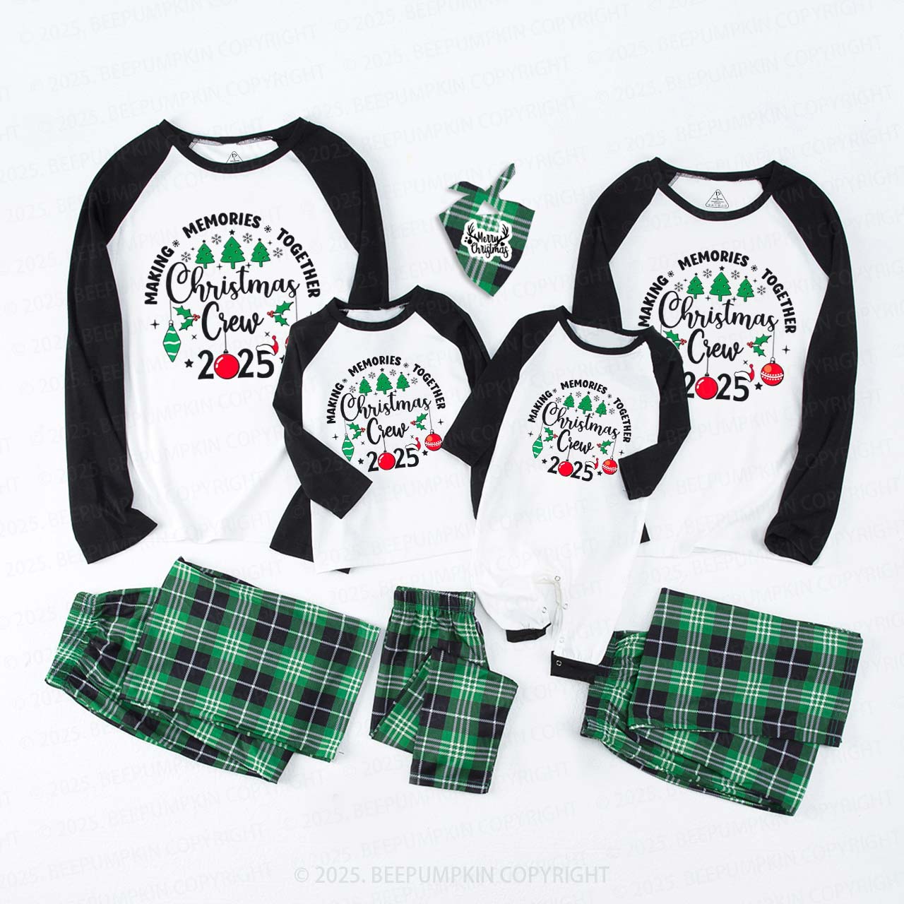 Christmas Crew 2025 Family Matching Pajamas