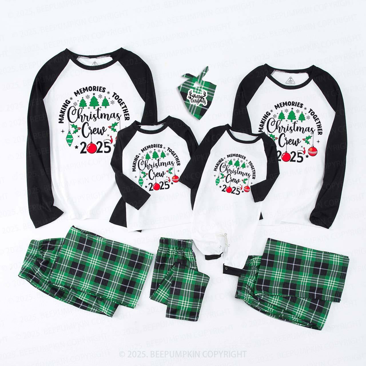 Christmas Crew 2025 Family Matching Pajamas