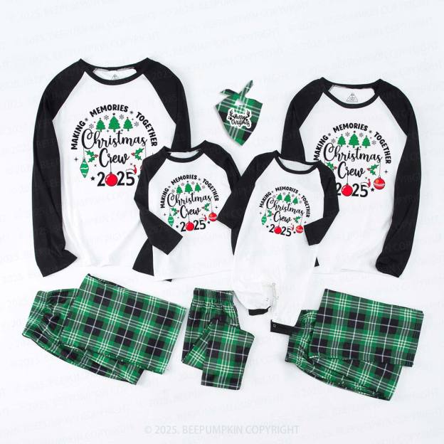 Christmas Crew 2025 Family Matching Pajamas