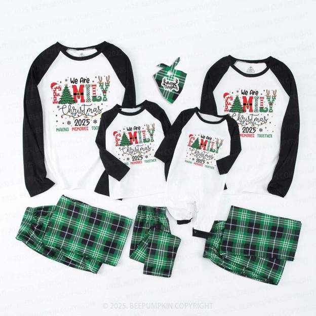 We Are Family Christmas 2025 Family Matching Pajamas