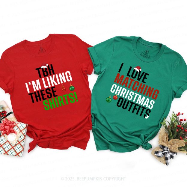 Personalized I Don't Do Matching Outfits Family Matching T-Shirts Beepumpkin