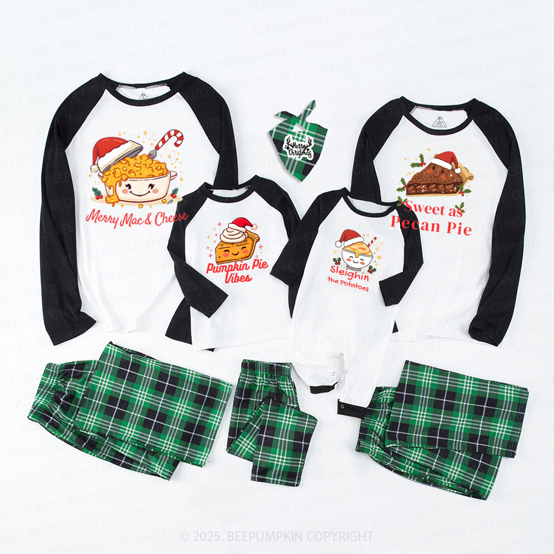 Personalized Christmas Dinner Crew Family Matching Pajamas