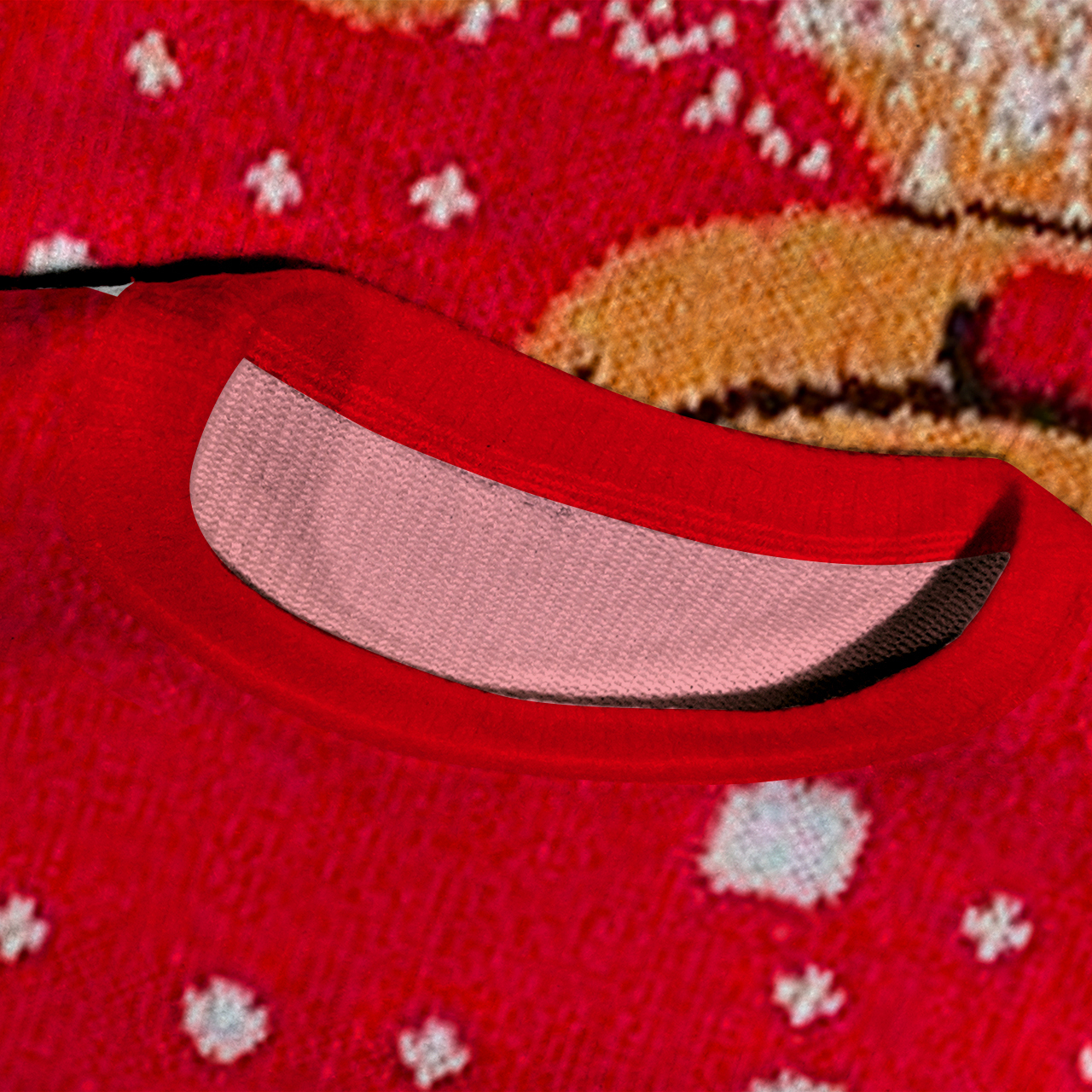 Elk Playing In The Snow Christmas Family Matching Knit Sweatshirt