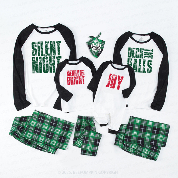 Personalized Merry & Bright Family Matching Pajamas