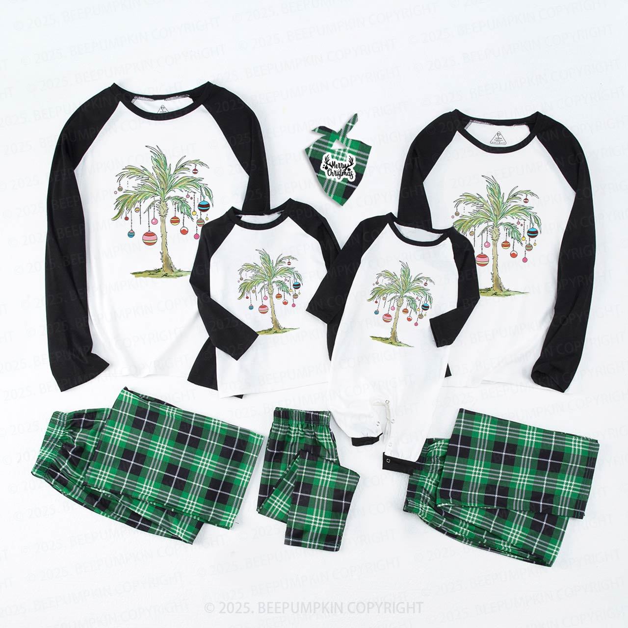 Palm Tree Holiday Tropical Family Matching Pajamas Sale-Beepumpkin™