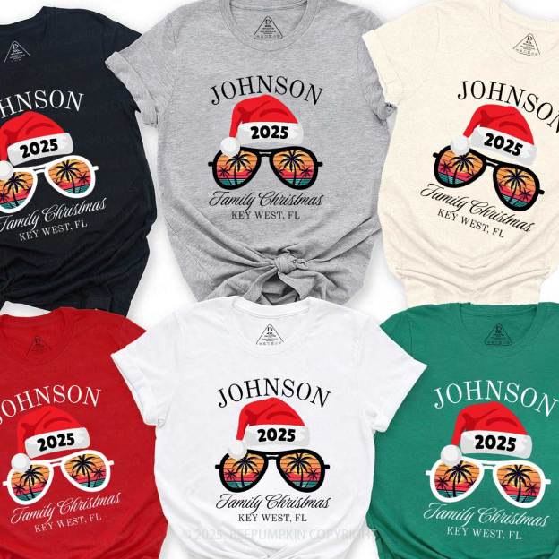 Personalized Tropical Group Family Matching T-Shirts Beepumpkin