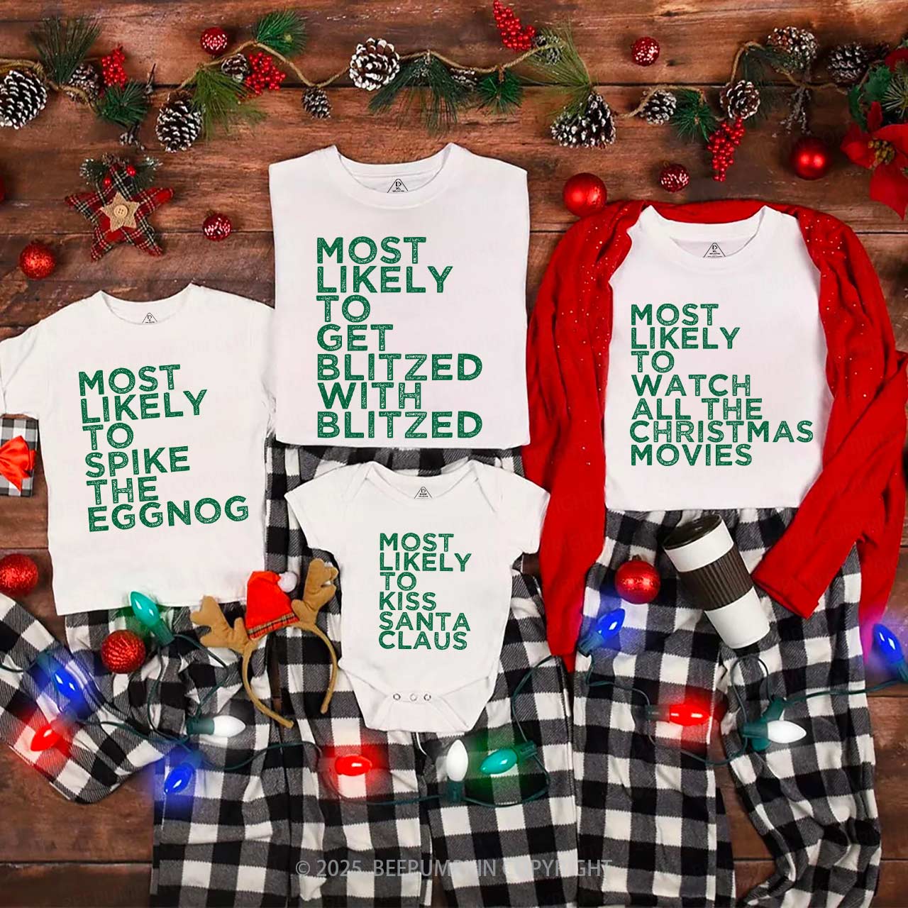 Personalized 25 Most Likely Family Matching T-Shirts Beepumpkin