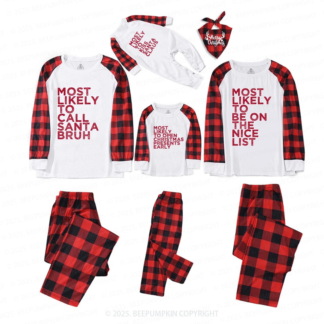 Personalized 25 Most Likely Family Matching Pajamas