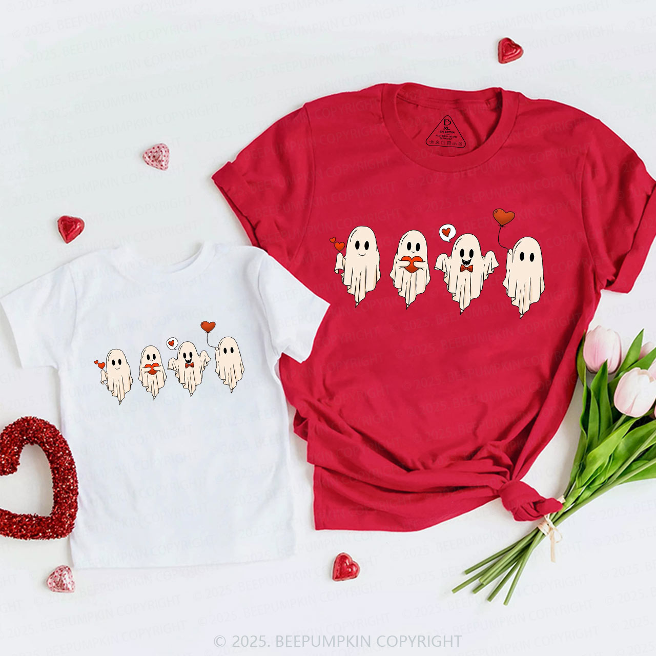 Valentines Ghost Family Shirt