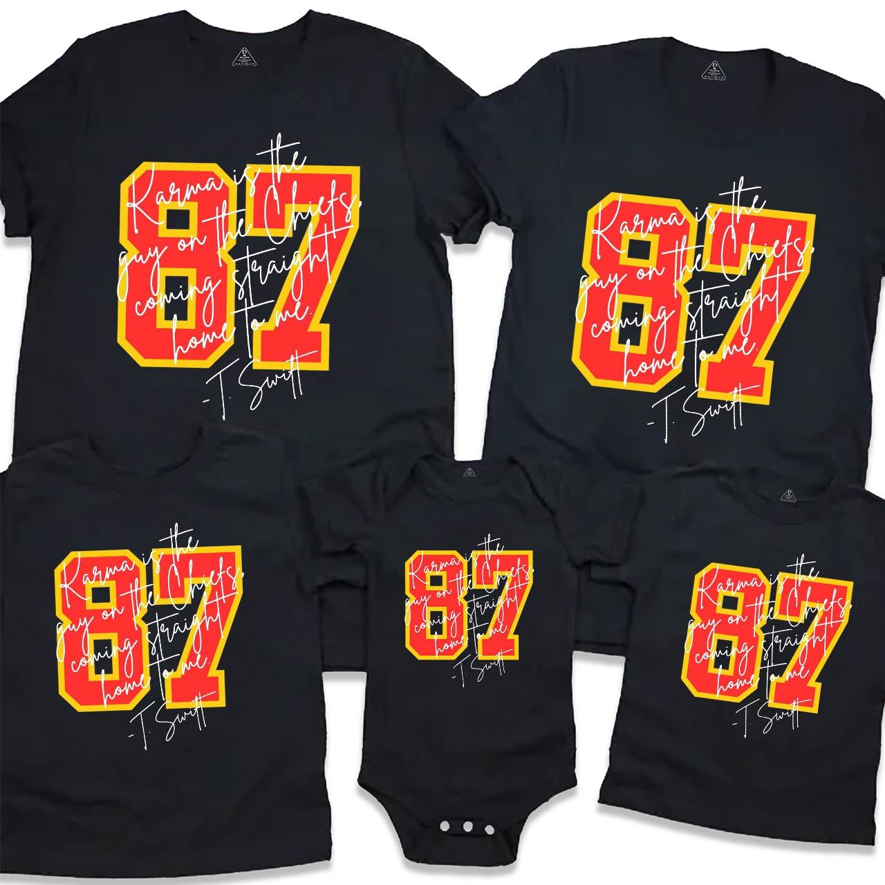 Game Day Energy Family Matching Tees Beepumpkin