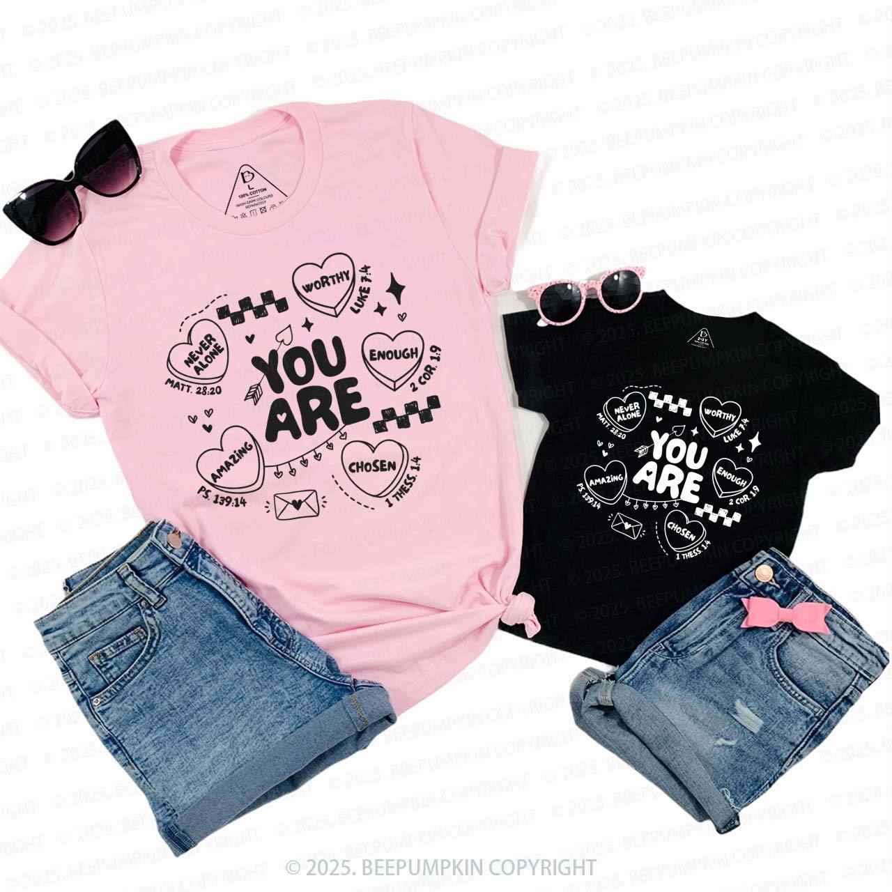 You Are Loved Valentine's Day Family Shirt
