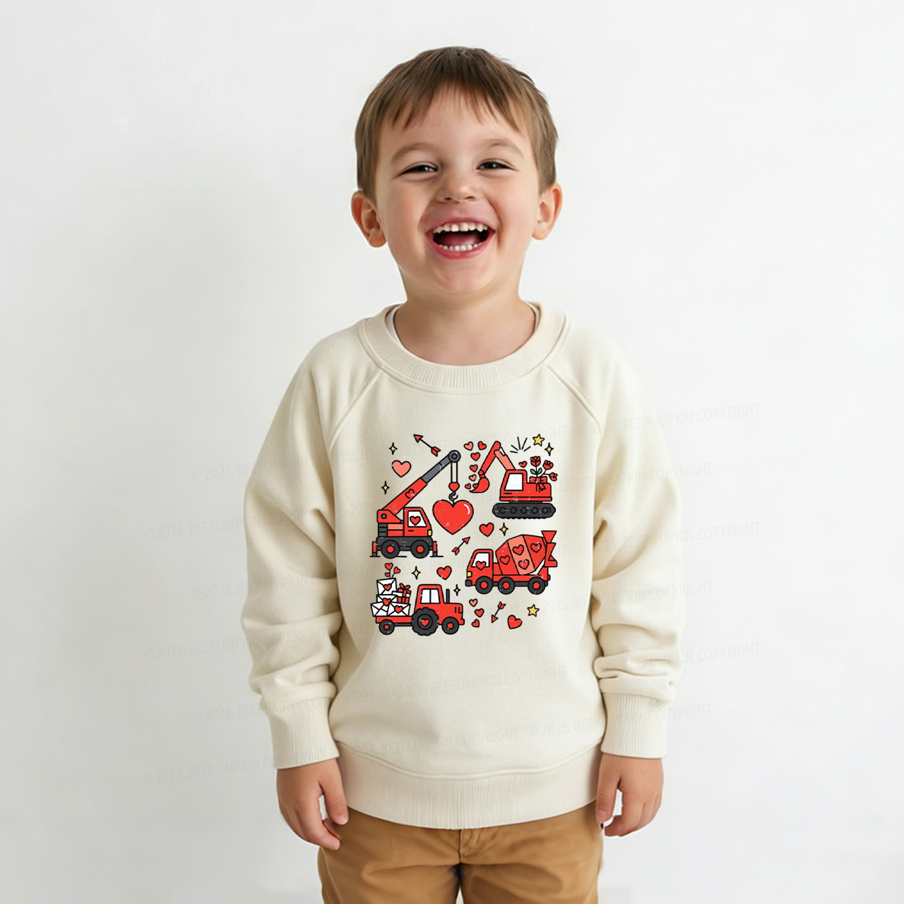 Operation Love Build Valentine's Day Kid's Sweatshirt