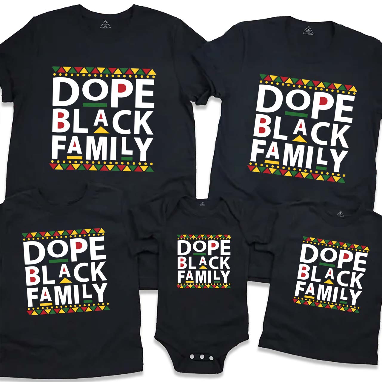 Dope Black Family Matching Tees Beepumpkin