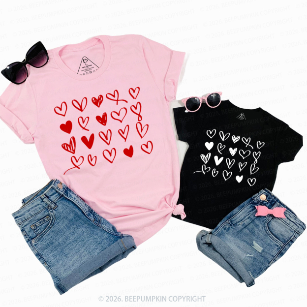 Valentine's Day Love Family Shirt
