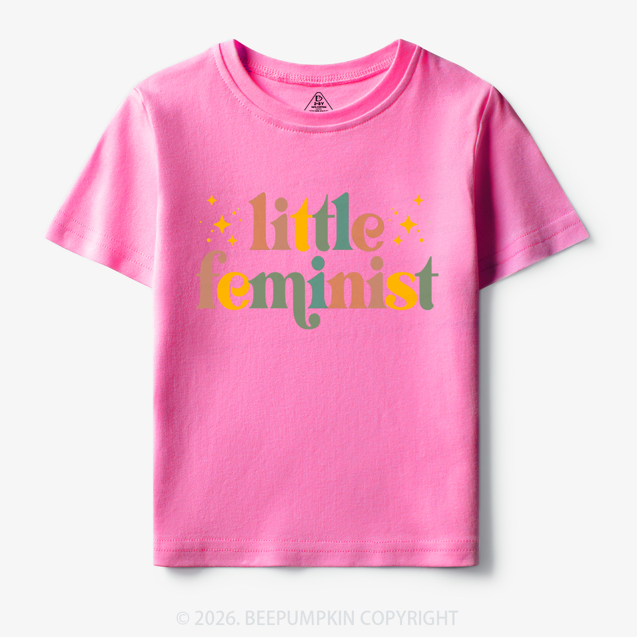  Vintage Little Feminist Toddler&Kid's Tees Beepumpkin