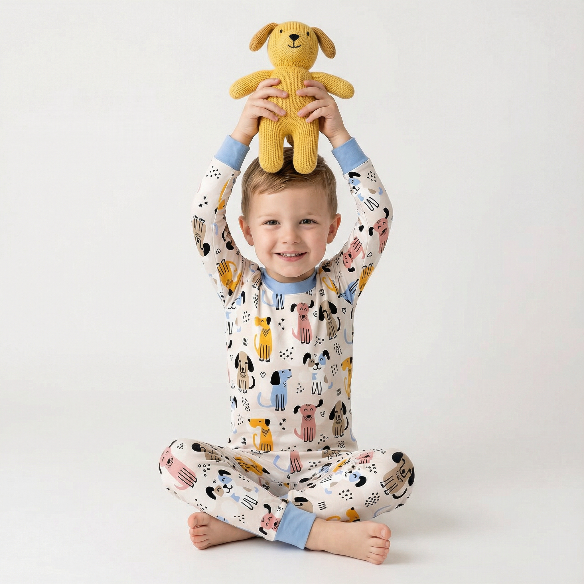 Puppy Dreams Two-Piece Pajama Set For Kids