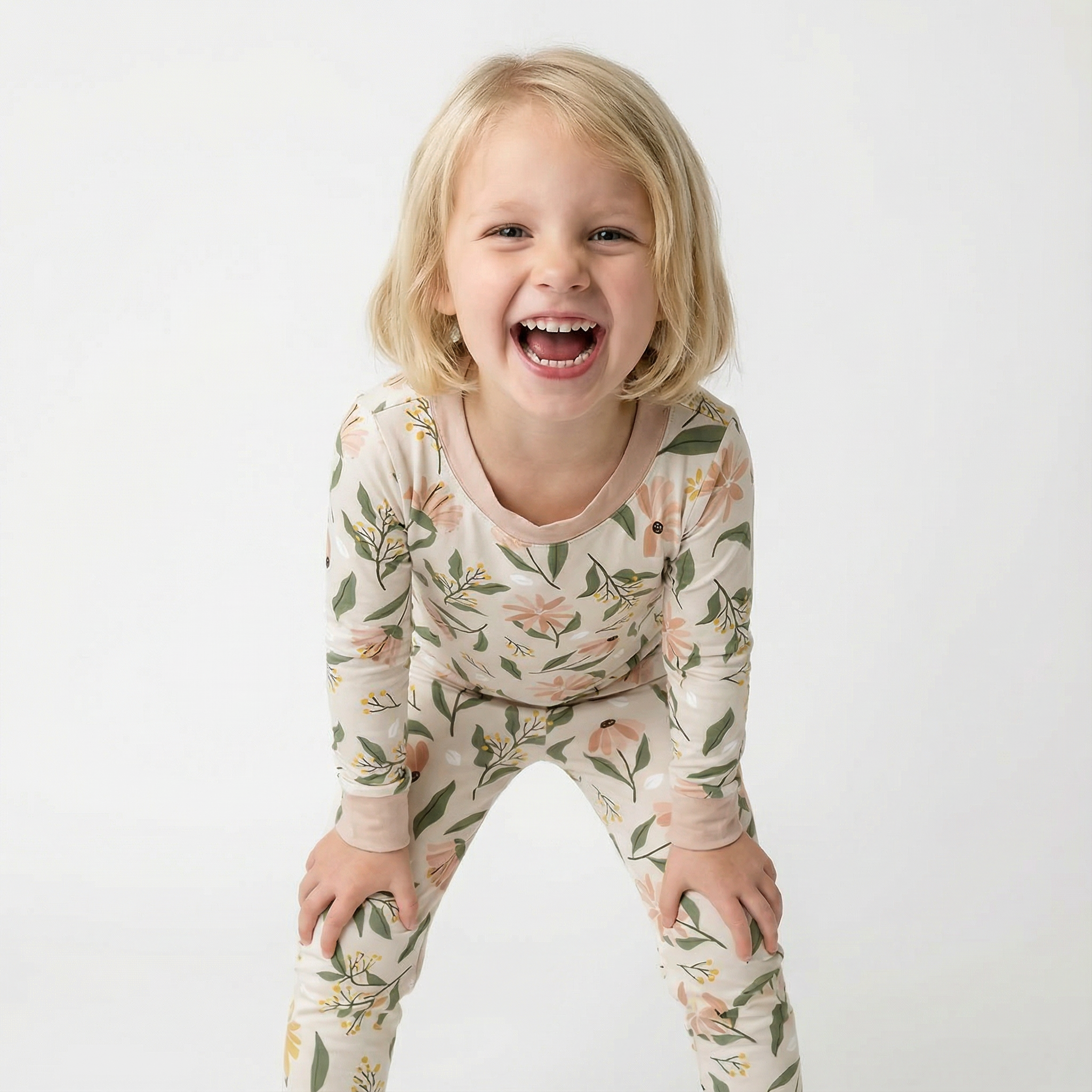 Little Garden Dreams Two-Piece Pajama Set For Kids